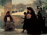 Emile Friant Famous Paintings - La Toussaint